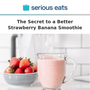 The Secret to a Better Strawberry Banana Smoothie