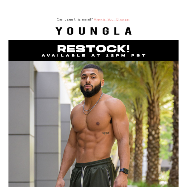 YoungLA Tear Away Joggers And 455 Reverse Immortal Tee Set For $45