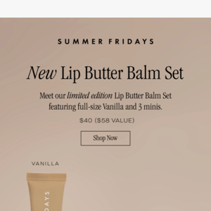 NEW Lip Butter Balm Set 🍦
