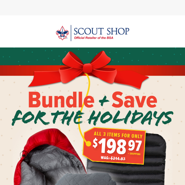 🎁 'Tis the Season for Savings! Bundle Up on Outdoor Gear at Scout Shop 🏕
