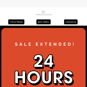 FINAL 24 HOURS OF DISCOUNTS! ⏰