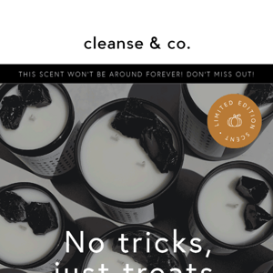 Halloween, but make it cleanse & co! 🎃