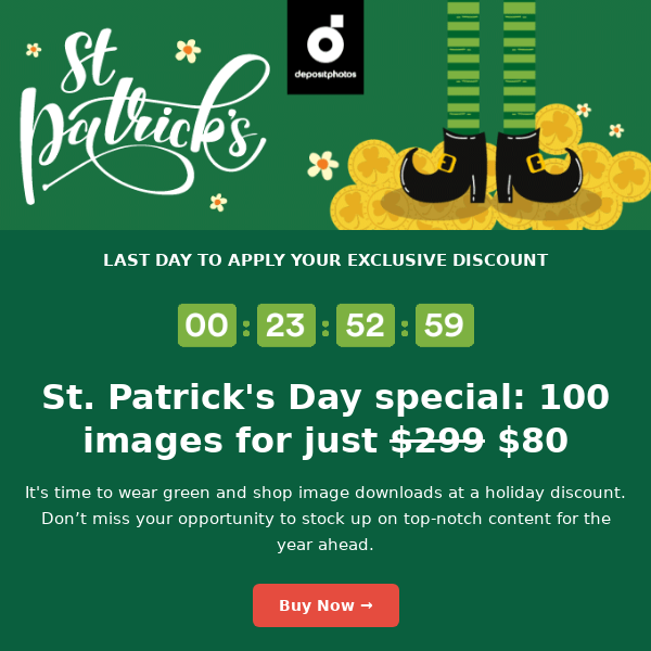☘️ Harry to grab this St. Patrick's Day deal