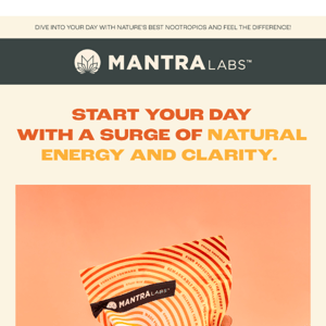 Boost Your Day with Nature's Best Nootropics from Mantra Labs!