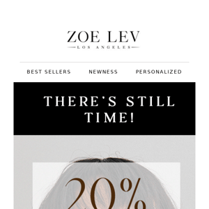 There's still time! - 20% OFF SITEWIDE