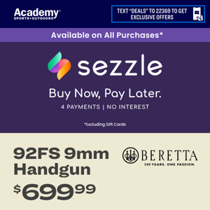 Exclusive Handgun Deals from Beretta and Canik at Academy