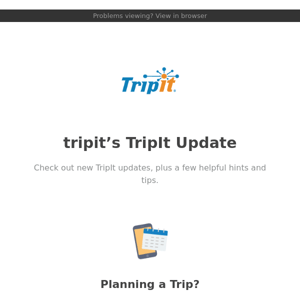 Your TripIt Update: Weather Forecast, Sustainability, REAL I.D., and more