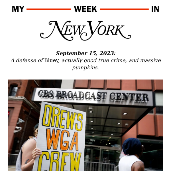My Week in ‘New York’: It’s Giant-Gourd Season