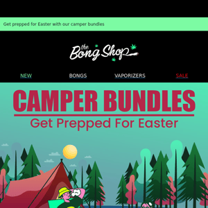 Get prepped for Easter with our camper bundles 🏕️