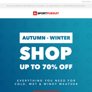 Final Call on the Autumn-Winter Shop