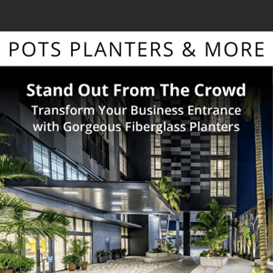 🌿 Chic Planters to Transform Your Storefront and Attract More Business
