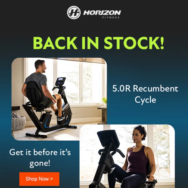 Act Fast: Don't Miss Out on the 5.0R Recumbent Bike