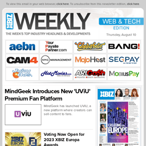 XBIZ Weekly - Web & Tech Edition