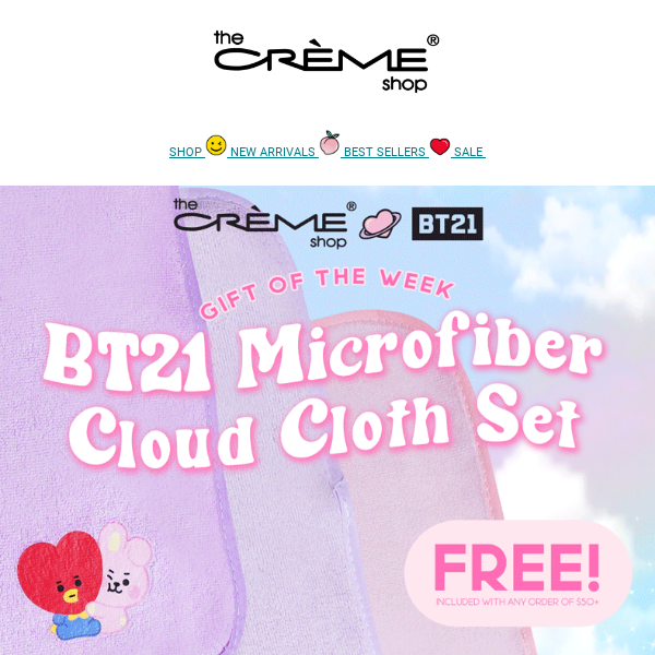 GIFT FOR YOU 💜 BT21 Microfiber Towels