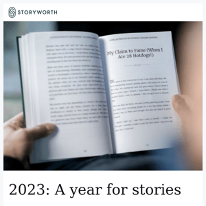 New Year’s Resolution: Write your memoir