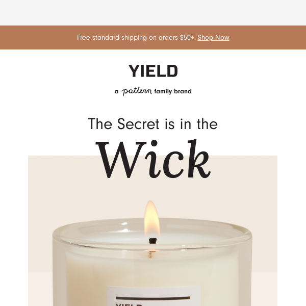 Want to know the secret to clean-burning candles? →