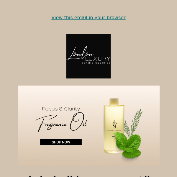 Limited Edition Fragrances 🕯️