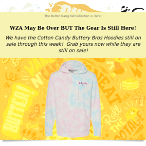 WZA is Over But The Gear is Still Available!