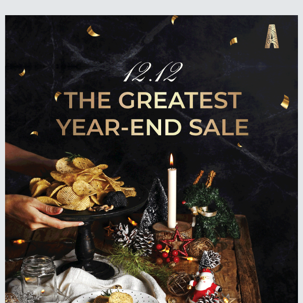 🎉12.12 🎉 The Greatest Year-End Sale is here!