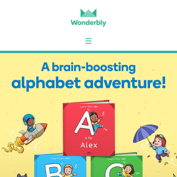 ✨ A brain-boosting alphabet book
