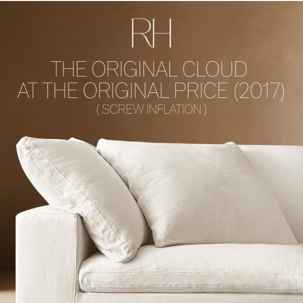 The Original Cloud at the Original Price. Guaranteed for Life.