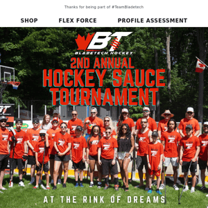 Bladetech Hockey 2nd Annual Sauce Tournament