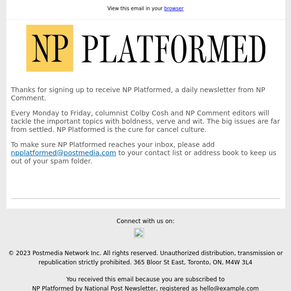 Welcome to NP Platformed