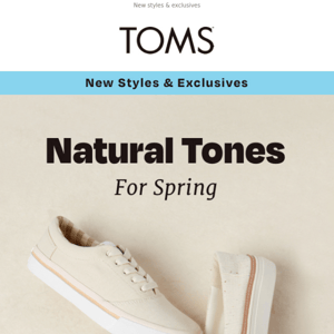 Go natural this spring—with neutrals