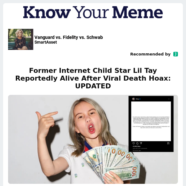 Former Internet Child Star Lil Tay Reportedly Alive After Viral Death Hoax: UPDATED