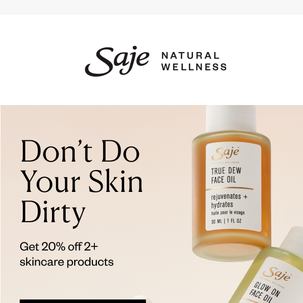 20% off skincare 🧖‍♀️