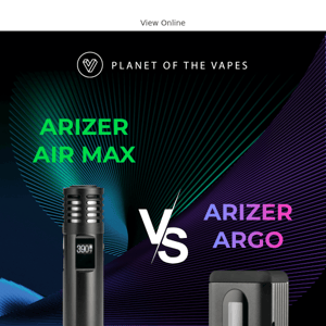 Arizer Air MAX vs ArGo