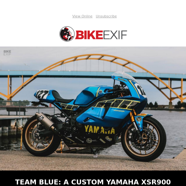 Team Blue: A Custom Yamaha XSR900 With Retro Style - Bike EXIF