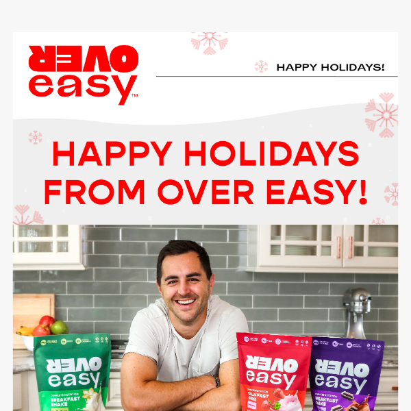 Happy Holidays from Over Easy!