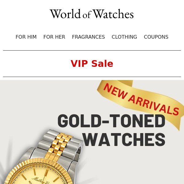 💫NEW ARRIVALS:Gold-toned Watches