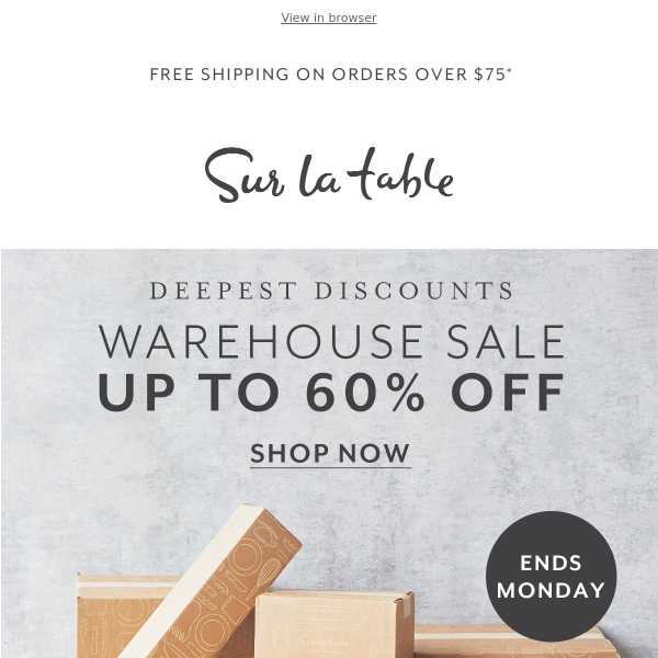 All the Best Deals from Sur La Table's Warehouse Sale