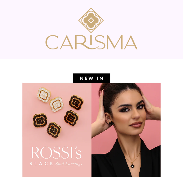 ✨NEW IN ✨ Rossi's BLACK Stud Earrings 🖤