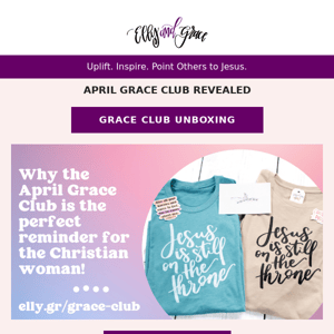 APRIL GRACE CLUB REVEALED 🤗