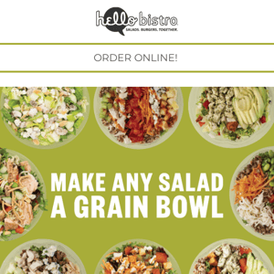 Make Your Fave Salad a Grain Bowl!
