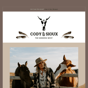 Welcome to Cody & Sioux 🌵