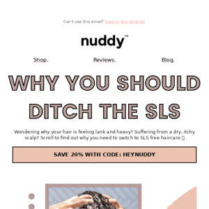 SLS could be ruining YOUR hair ⚠️