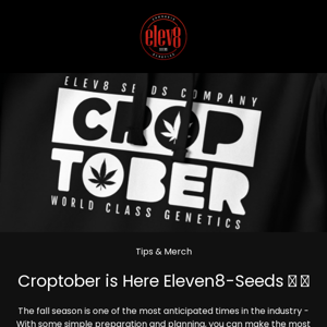 Happy Croptober Eleven8-Seeds 🍁