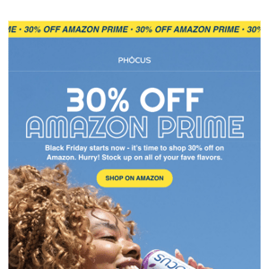 [30% OFF] Amazon Prime Exclusive