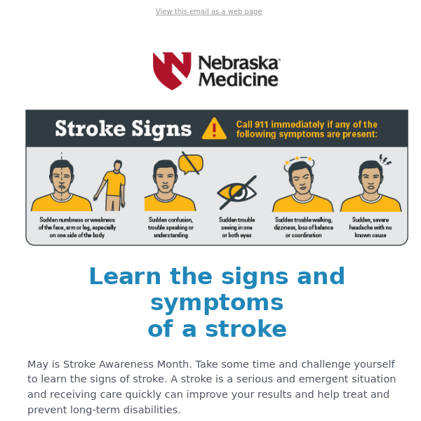 Do you know what someone having a stroke looks like?