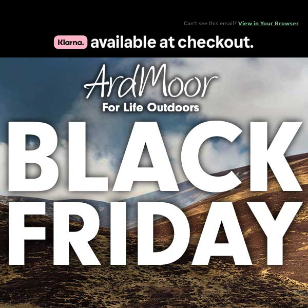 BLACK FRIDAY: Up to 50% off Country & Shooting Clothing & Footwear
