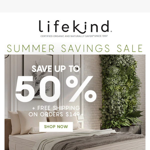 Summer Savings + 50% OFF + Time is running out!