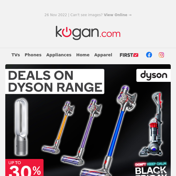 Black Friday Dyson Deals! Up to 30% OFF Vacuums, Fans & More!*