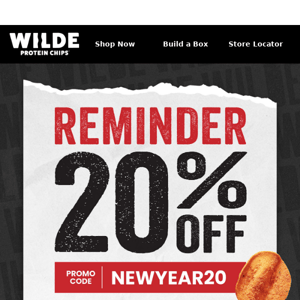 🎇 New Year, New Snacks: Save 20% on WILDE Chips Now!
