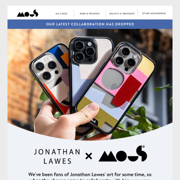 Jonathan Lawes x Mous Collabs