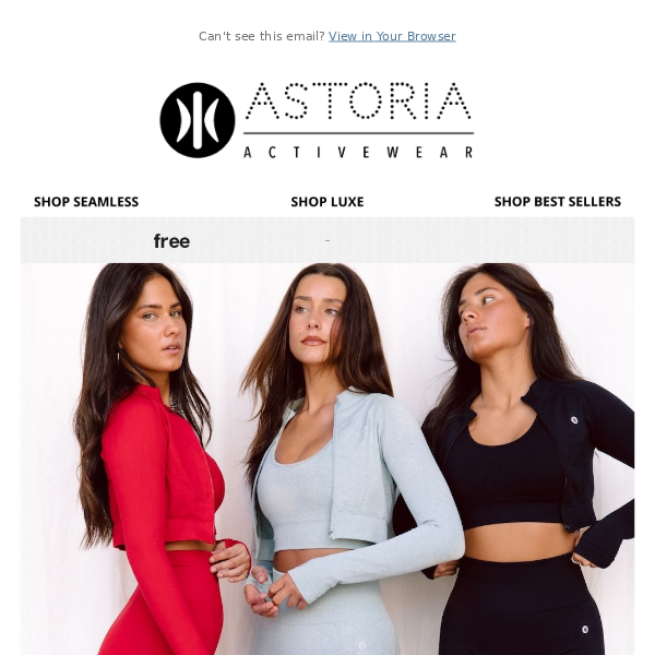 Astoria Activewear Emails, Sales & Deals - Page 1