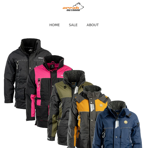 Super Clearance! Save $100 on every Original Winter Jacket Final price  $245. Use code Outdoor - Arrak USA